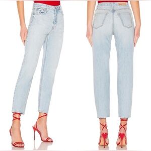 GRLFRND High Rise Devon Jeans in “Asking for it” Wash
